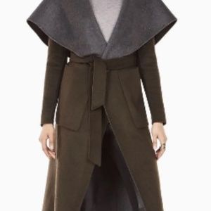 Pre owned BCBG Max Azria Army Green Combo Coat XXS